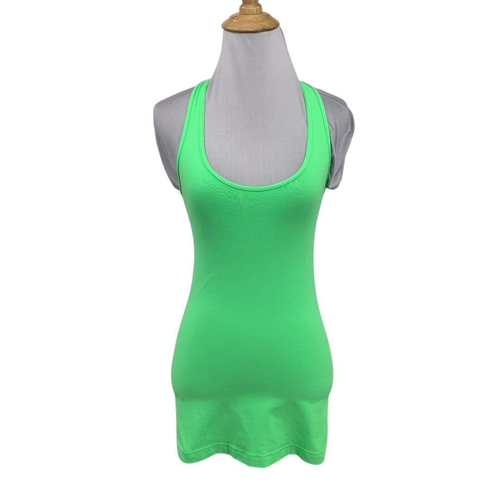 Lululemon Tank Top Womens 4 Green Apple Cool Racerback Scoop Workout Yoga Vented